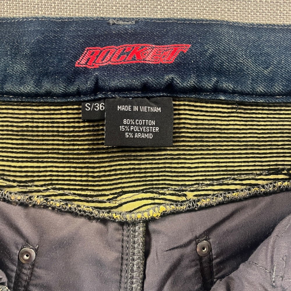 Joe Rocket Mens Blue Aramid Reinforced Motorcycle Riding Jeans Size 36x30 - Picture 4 of 11